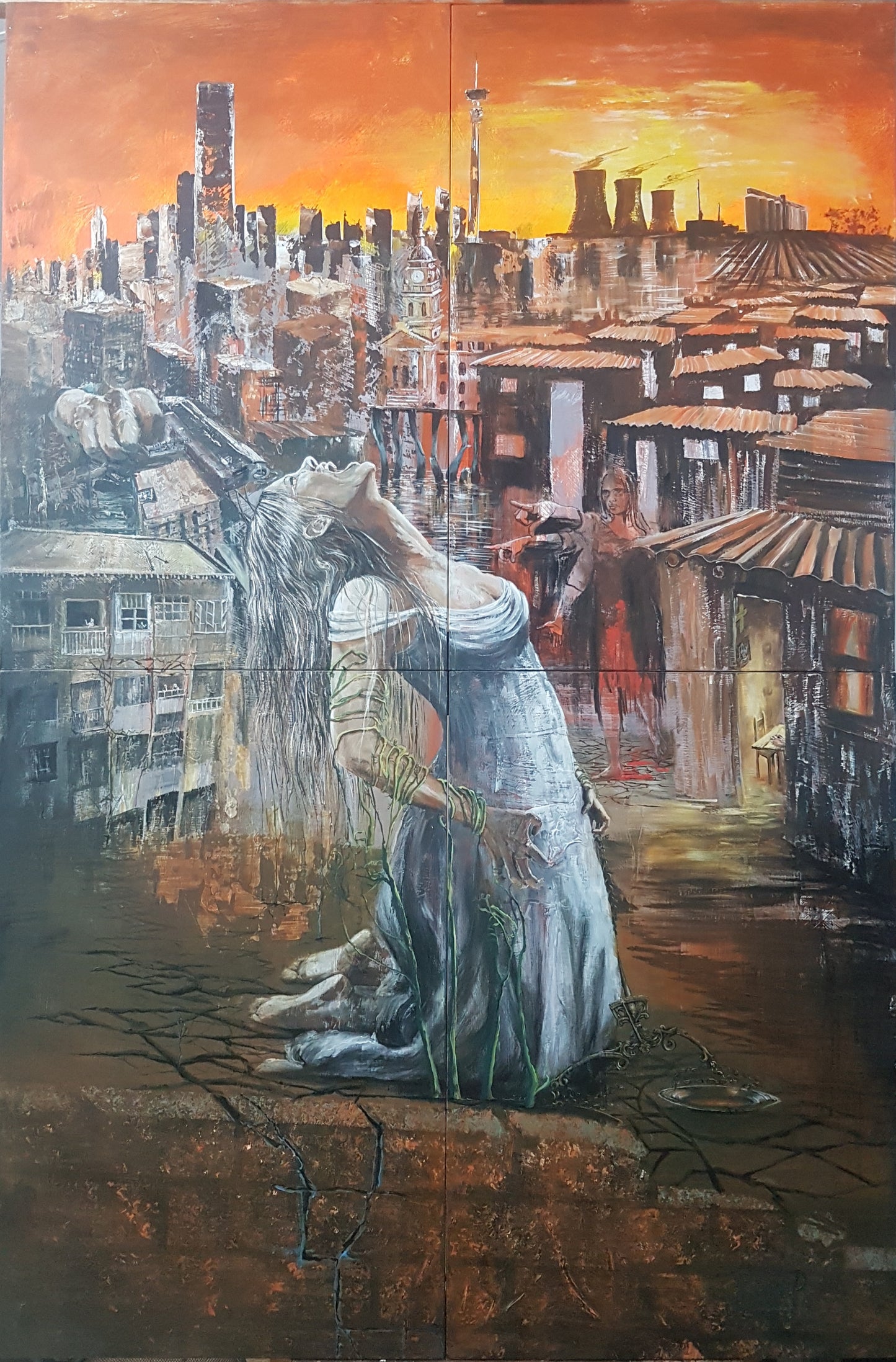 Dystopia Law - Acrylic on Canvas