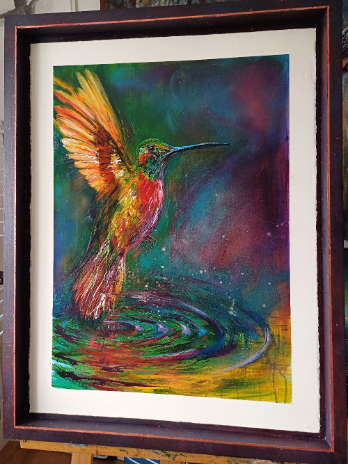 Mmmm - SOLD - Painting in Mixed Media on Archers Cotton Rag Paper - 760mm x 570mm