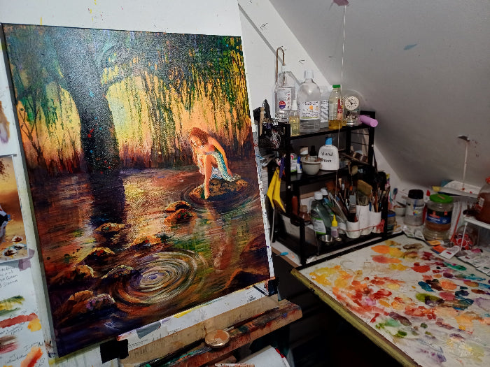 Contemplate - CURRENTLY PAINTING - Oil on Canvas - 760mm x 605mm