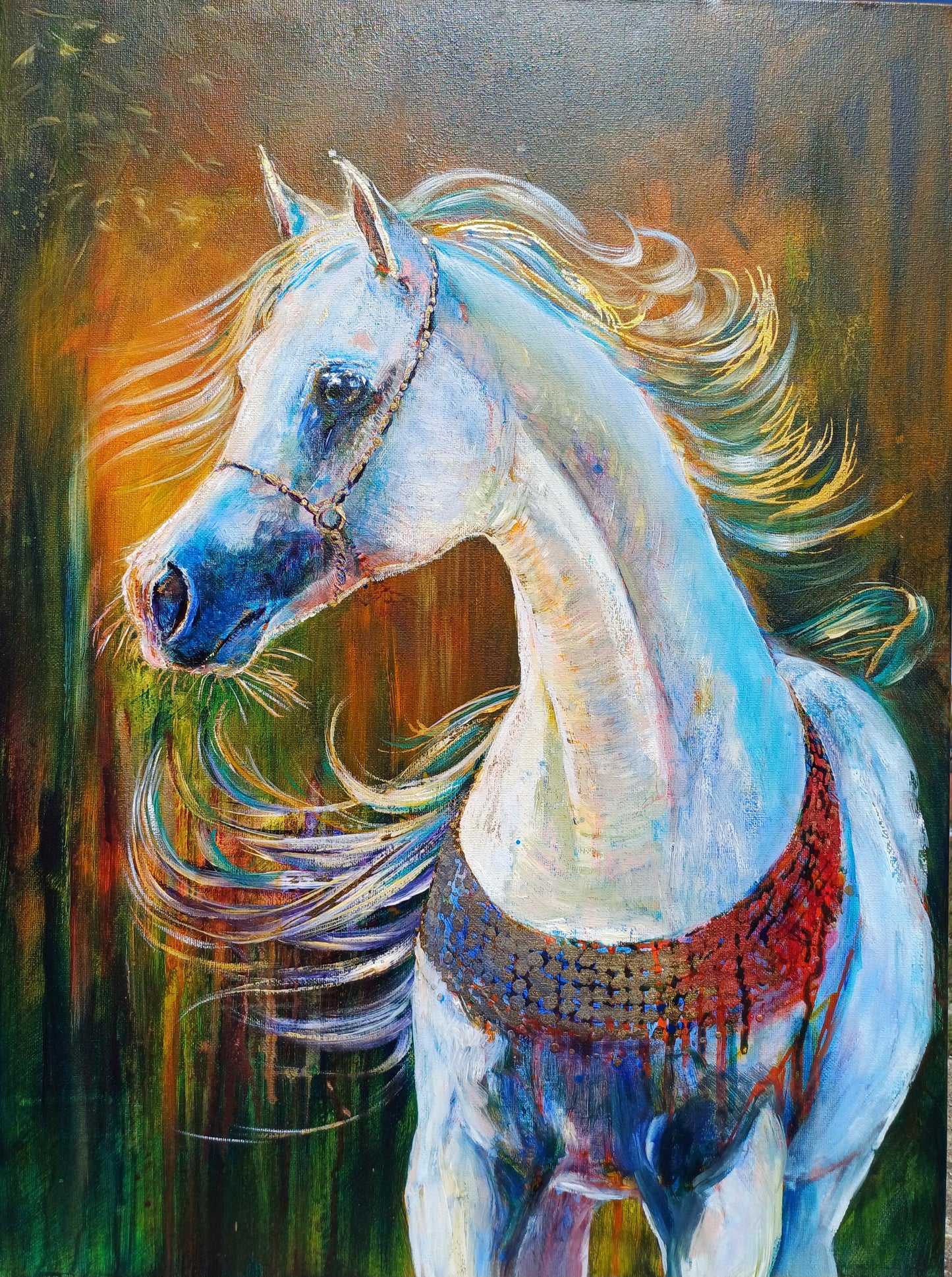 Top of The Class - Painting in Oil on Canvas - 610mm x 460mm