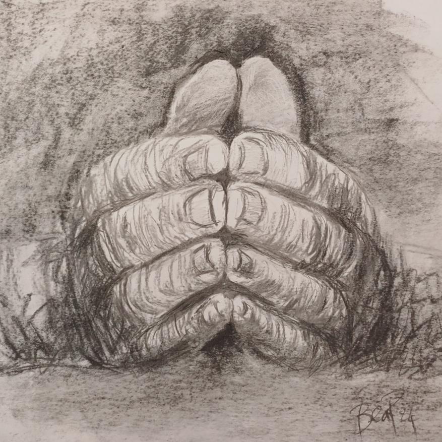 All in His Hands - Print