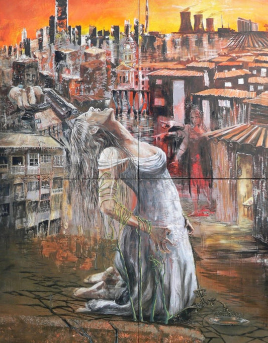 Dystopia Law - Acrylic on Canvas