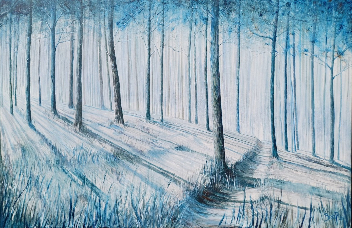 The Clearing - Painting in Acrylic on Canvas - 1010mm x 1520mm