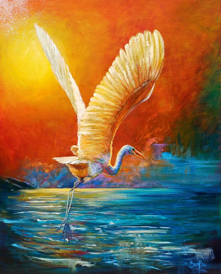 Familiar Waters - Painting in Oil on Canvas - 765mm x 610mm