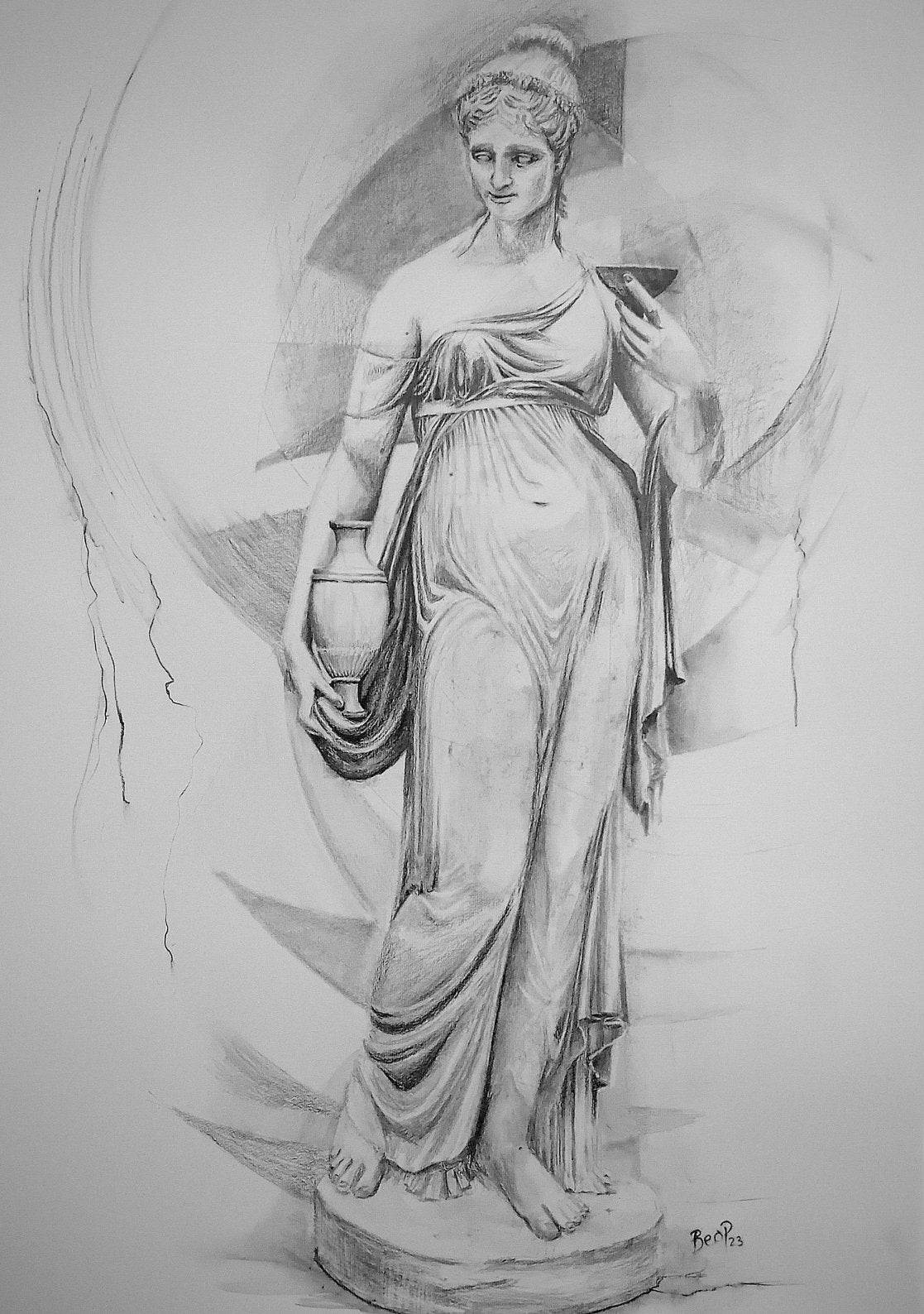 For Water - Drawing in Graphite on Artists Quality Paper - 840mm x 585mm