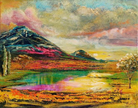 Our Spot - Painting in Mixed Media on Canvas - 405mm x 505mm