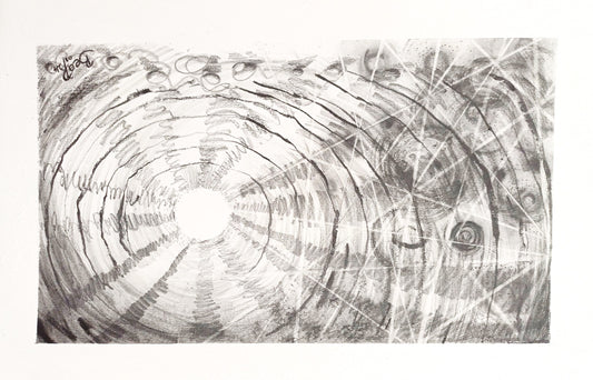 Light Groove - Drawing in Graphite on Artists Quality Paper - 255mm x 380mm