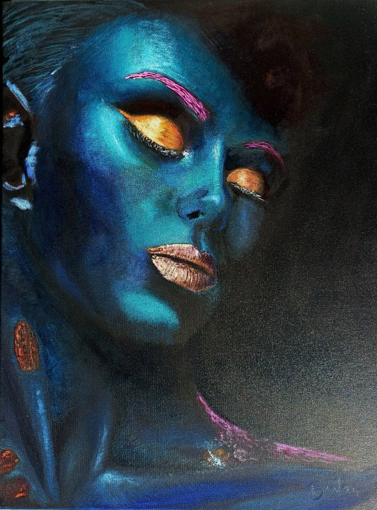 Asleep On Purpose - Painting in Oil on Canvas - 610mm x 460mm